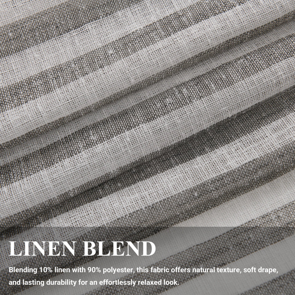 DWCN Gaia Linen Window Valance Curtain