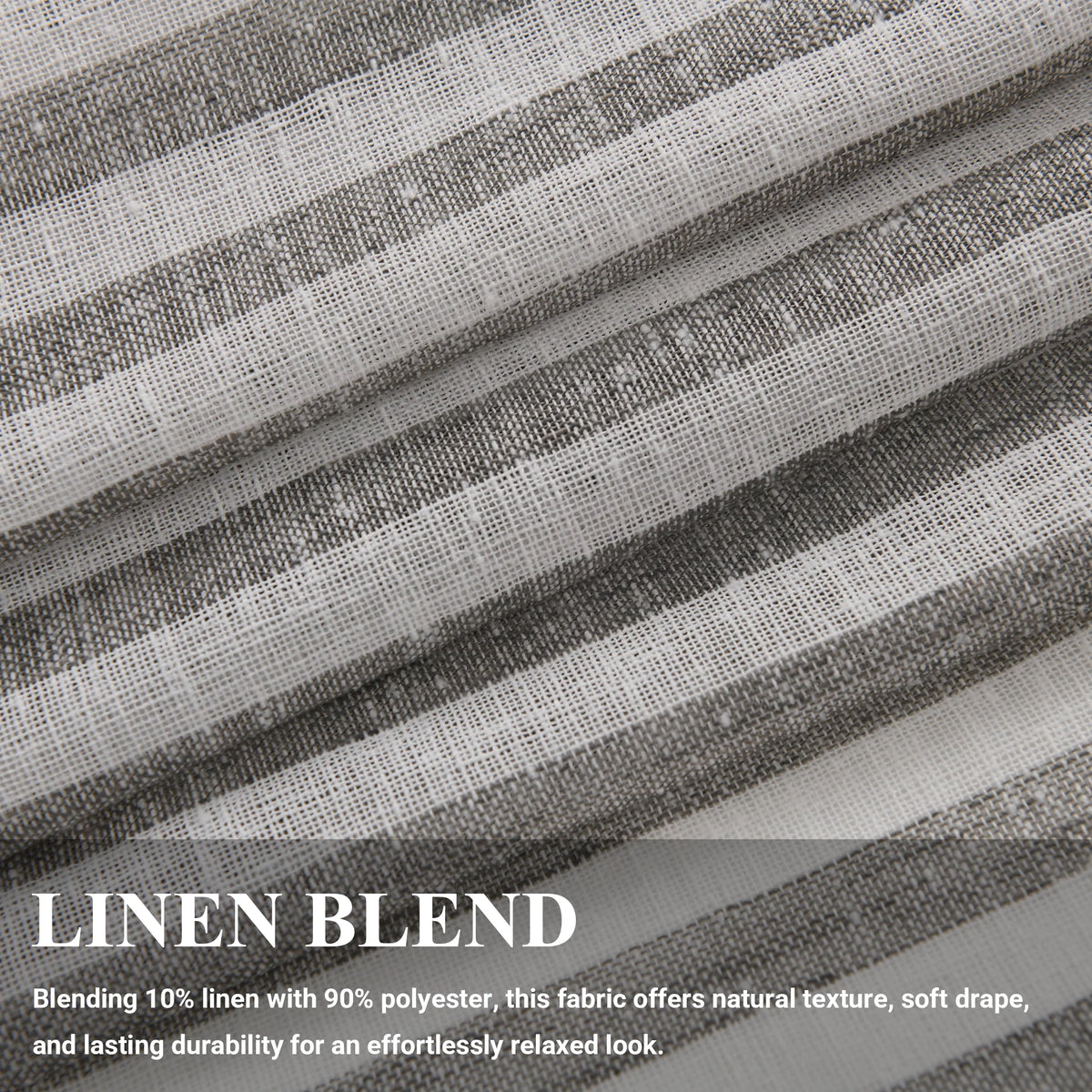 DWCN Gaia Linen Window Valance Curtain