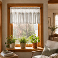 DWCN Gaia Linen Window Valance Curtain