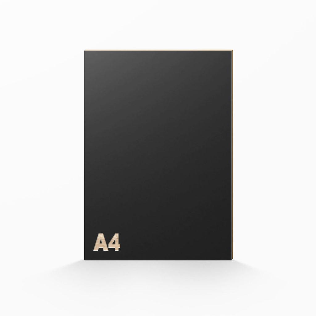 Creatorally Solid-Color Plywood Sheets – 6pcs A4 11.7"x8.27" 3mm, FSC Certified & DIY
