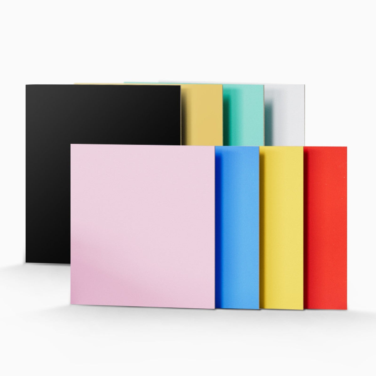 Creatorally Multi-Color Plywood Sheets – 8pcs 30*30cm 6mm, Double-Sided Craft Wood