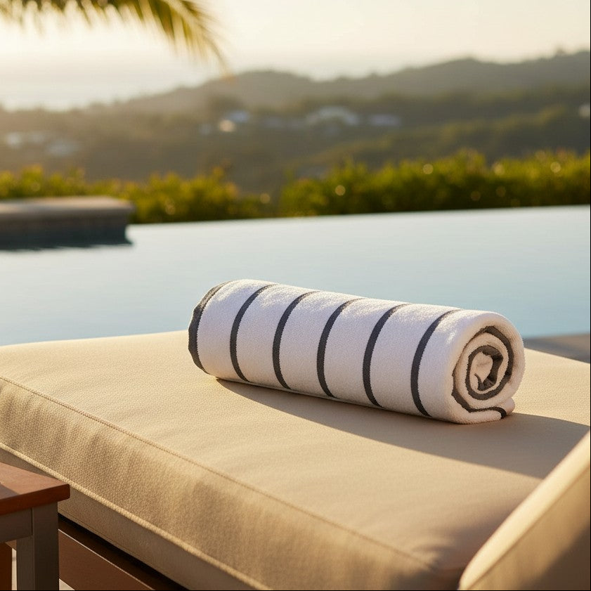 GPH Collection Horizontal Stripes Pool Towels-9