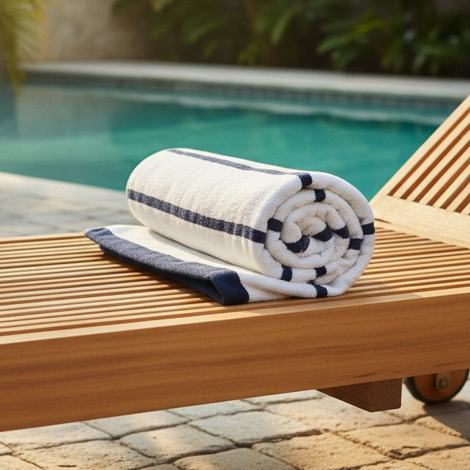 GPH Collection Horizontal Stripes Pool Towels-11