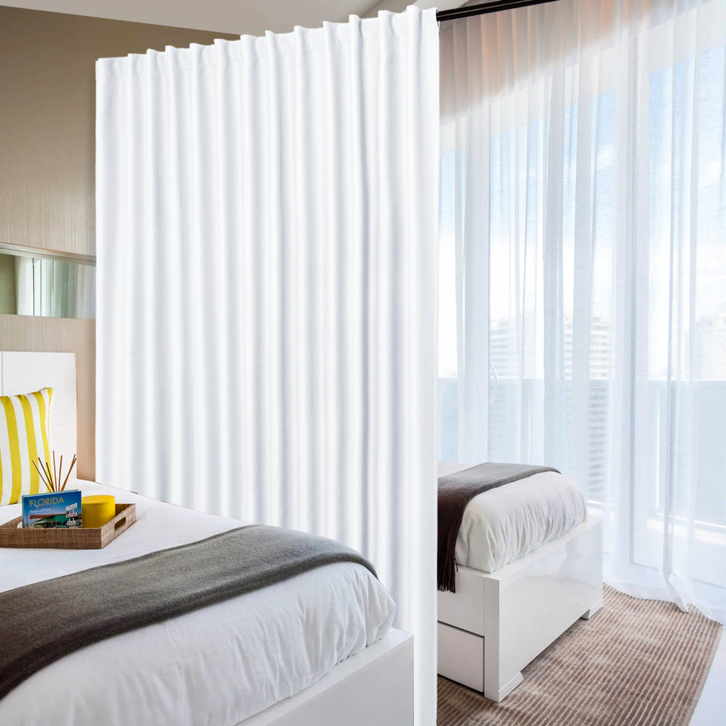 DWCN 1 Panel Wide Width Blackout Curtain, Room Divider Curtains-8