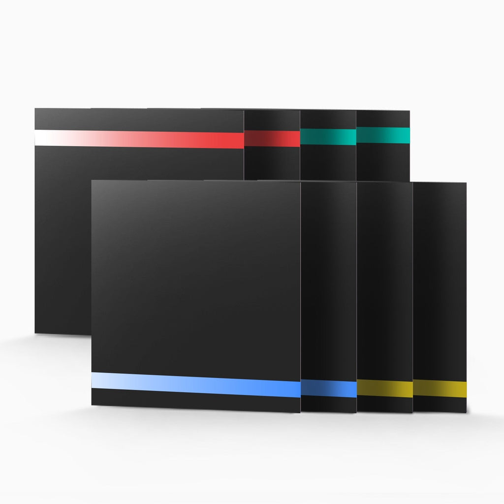 Creatorally 8pcs 3-Layer Colored Scratch Plywood – 30*30cm Laser Engraving Sheet