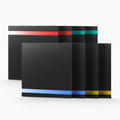 Creatorally 8pcs 3-Layer Colored Scratch Plywood – 30*30cm Laser Engraving Sheet
