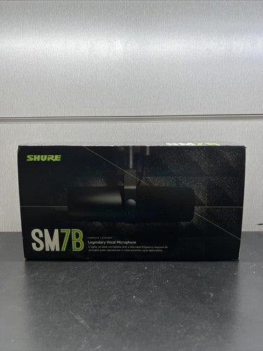 Shure SM7B Cardioid Dynamic Vocal Microphone — New Sealed